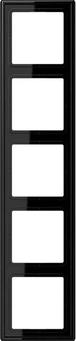 Jung Serie LS 990 Rahmen 5-fach, schwarz