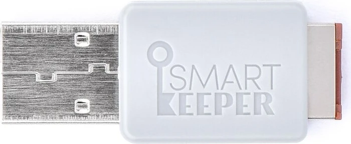 SmartKeeper Essential Lockable Flash Drive 32GB grau/braun, USB-A, USB 2.0