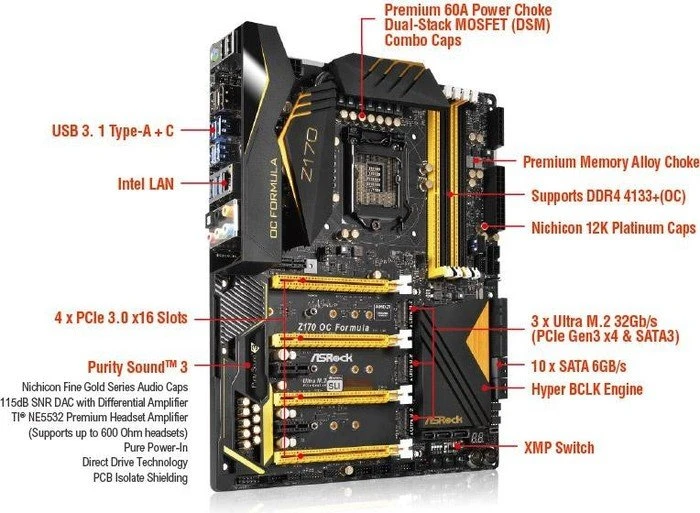 ASRock Z170 OC Formula (Intel 1151)