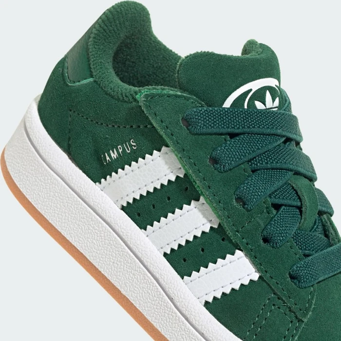adidas Campus 00s Comfort Closure Elastic Lace dark green/cloud white/gum (Junior)