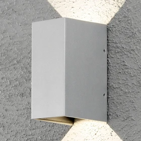 Konstsmide Cremona 8cm Wandleuchte 2-flammig silber