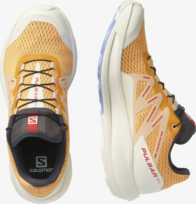 Salomon Pulsar Trail blazing orange/vanilla ice/easter egg (Damen)