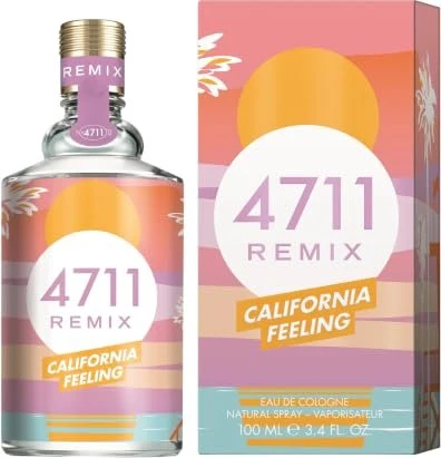 4711 Echt Kölnisch Wasser Remix California Feeling Eau de Cologne, 100ml