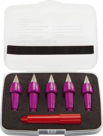 STABILO EASYbirdy Pastel Ersatzfeder mit Einstellwerkzeug mittel, pink, 5er-Set