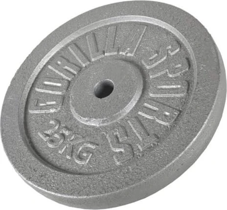 Gorilla Sports Gusseisen Hantelscheibe 25kg