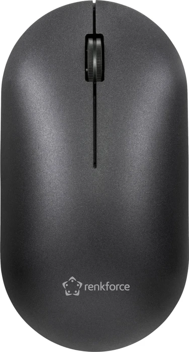 Renkforce RF-WM-200 Wireless Mouse schwarz, USB/Bluetooth