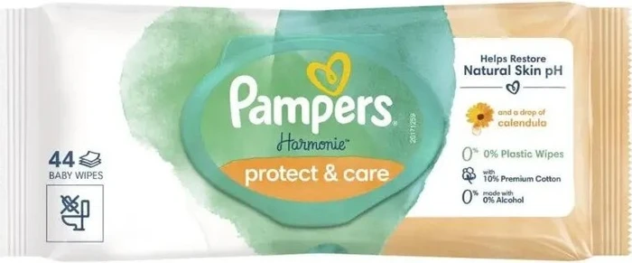 Pampers Harmonie protect & care Feuchttücher