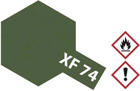 Tamiya Acrylic Paint XF-74 olive drab jgsdf, 10ml