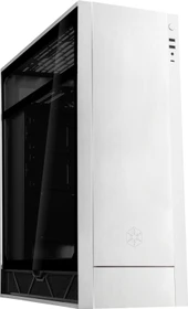 SilverStone Alta F1 Silver, silber, Glasfenster