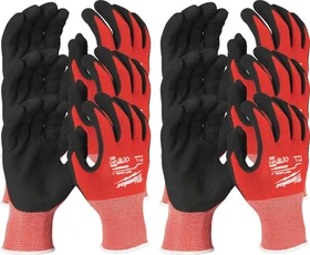 Milwaukee Cut A Gloves Arbeitshandschuhe 9/L, 12 Stück