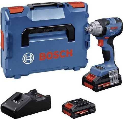 Bosch Professional PRO GDS18V-330H Akku-Schlagschrauber inkl. L-Boxx + 2 Akkus 4.0Ah