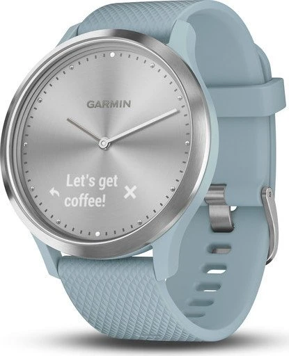 Garmin vivomove HR Aktivitäts-Tracker silber/blau