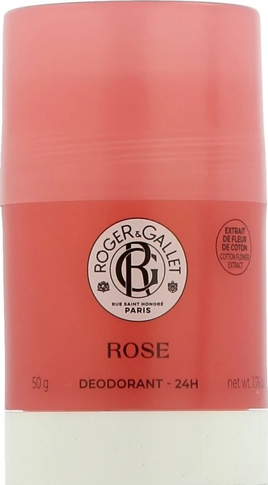 Roger & Gallet Rose 24h Deodorant Stick, 50g
