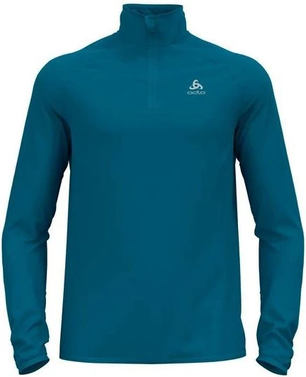 Odlo Carve Light Half Zip Funktionsshirt langarm saxony blue (Herren)