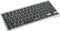 Manhattan Ultra Slim Dual-Mode Wireless Keyboard, schwarz/silber, USB/Bluetooth, DE Vorschaubild