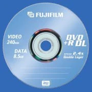 Fujifilm DVD+R 8.5GB, 8x, 10er Pack
