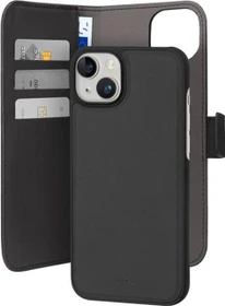 Puro Wallet Detachbale 2 in 1 Case für Apple iPhone 15 Plus schwarz