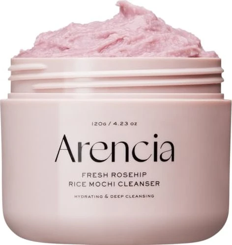 Arencia Fresh Rosehip Mochi Cleanser, 120g
