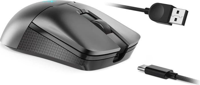 Lenovo Legion M600s Qi Wireless Gaming Mouse, Storm Grey, USB/Bluetooth