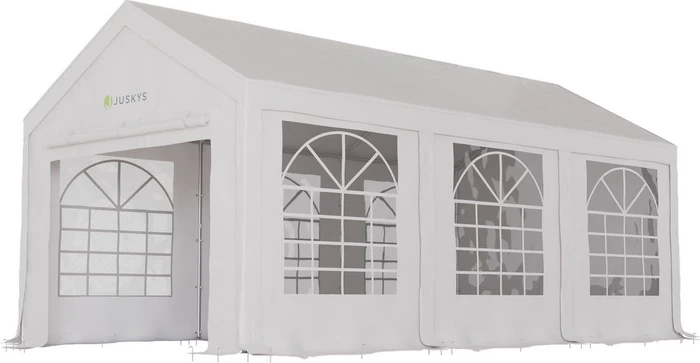 Juskys Gala Partyzelt Pavillon 3x6m weiß