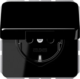 Jung Serie CD SCHUKO Steckdose 16A 250V, schwarz