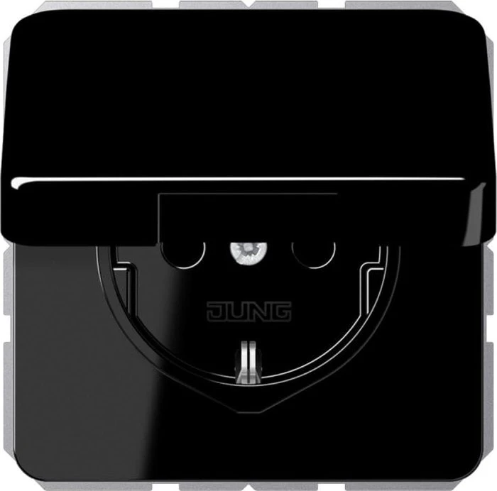 Jung Serie CD SCHUKO Steckdose 16A 250V, schwarz