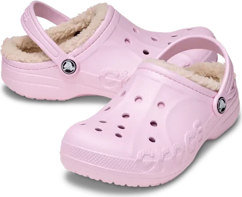 Crocs Baya Lined Clog ballerina pink/winter white (Junior)
