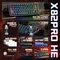Attack Shark X82PRO HE Magnetic 75%, schwarz mit Kontur, LEDs RGB, Outemu White Jade Magnetic, USB/Bluetooth, US Vorschaubild