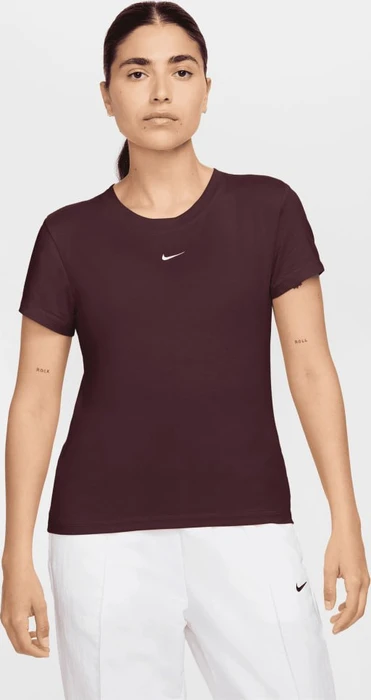 Nike Sportswear Chill Knit T-Shirt kurzarm burgundy crush/sail (Damen)