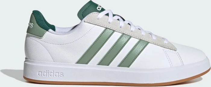 adidas Grand Court 2.0 cloud white/silver green/collegiate green