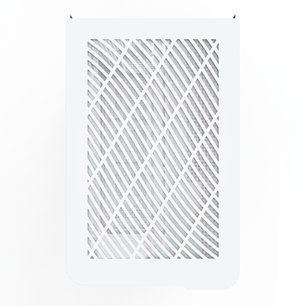 Montech King 95 Pure White, weiß, Glasfenster