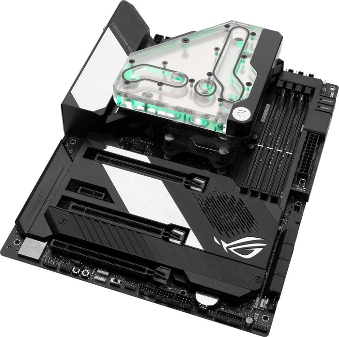 EK Water Blocks Quantum Line EK-Quantum Momentum ASUS ROG Crosshair VIII Formula D-RGB VRM Bridge, Nickel, Acryl