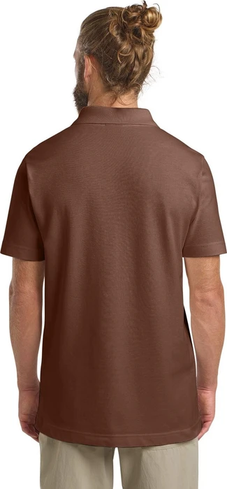 Jack Wolfskin Essential Poloshirt kurzarm dark rust (Herren)