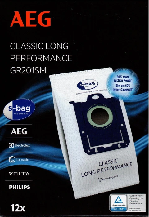 AEG Electrolux GR201M S-Bags Classic Long Performance Staubbeutel