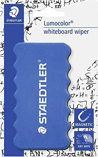 Staedtler Lumocolor magnetischer Tafelwischer 652, 10.7x2x5.7cm, schwarz/blau
