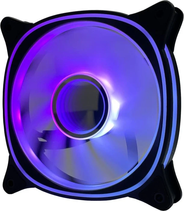 LC-Power Case Fan 120mm ARGB, schwarz, LED-Steuerung, Fernbedienung, 120mm, 3er-Pack