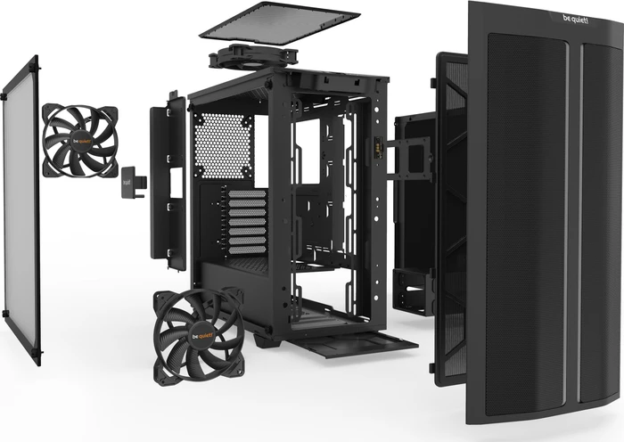 be quiet! Pure Base 500DX, schwarz, Glasfenster