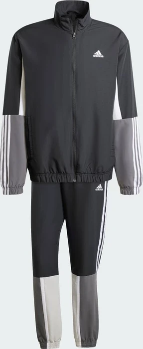 adidas Sportswear Colorblock 3-Streifen Trainingsanzug schwarz (Herren)
