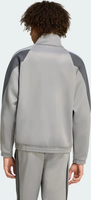 adidas Stadium Trainingsjacke charcoal solid grey/grey six/glow blue (Herren)