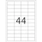 Herma Folienetiketten, 48.3x25.4mm, wetterfest, weiß, matt, 25 Blatt (1100 Etiketten) Vorschaubild