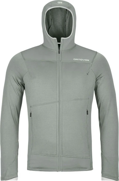 Ortovox Fleece Light Hoody Funktionsjacke green sage (Herren)