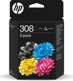 HP Druckkopf mit Tinte 308 schwarz/dreifarbig