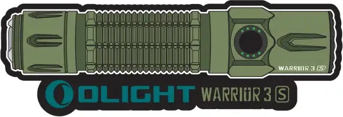 OLight Warrior 3S Taschenlampe grün