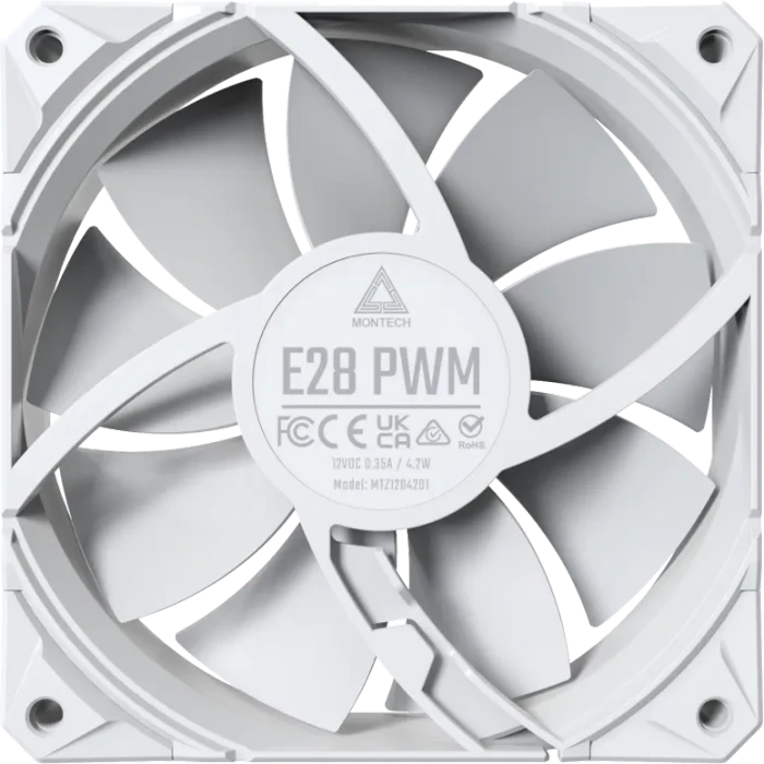 Montech E28 PWM, weiß, 120mm