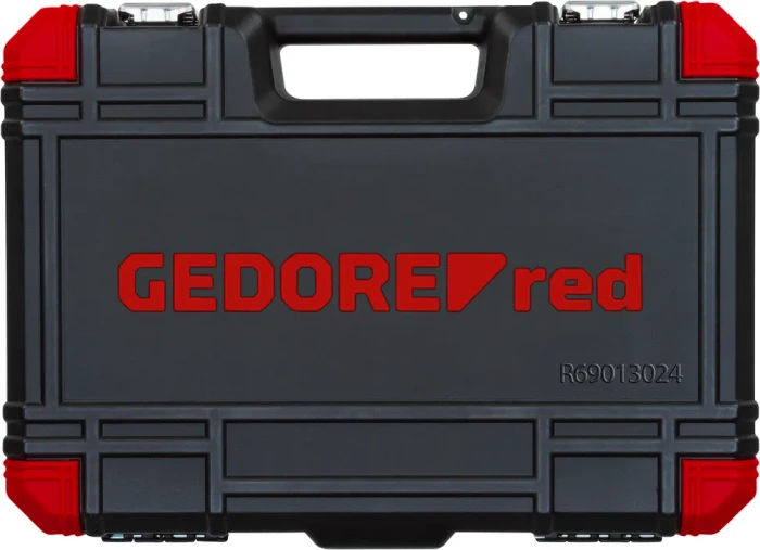 Gedore red R69013024 Steckschlüsselsatz inkl. Koffer, 24-tlg.