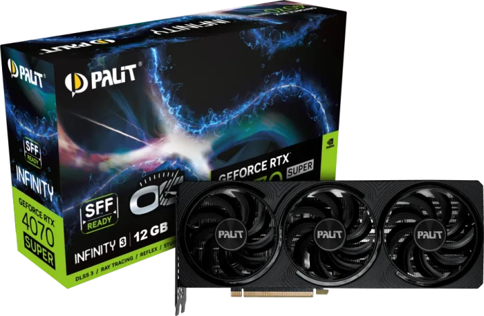 Palit GeForce RTX 4070 SUPER Infinity 3 OC, 12GB GDDR6X, HDMI, 3x DP