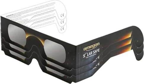 Omegon Solar Safe Sonnenfinsternis-Brille (3 Stück)
