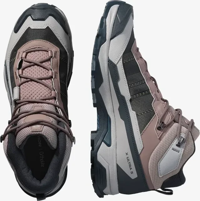 Salomon X Ultra 5 Mid GTX iron/dark navy/gull (Herren)