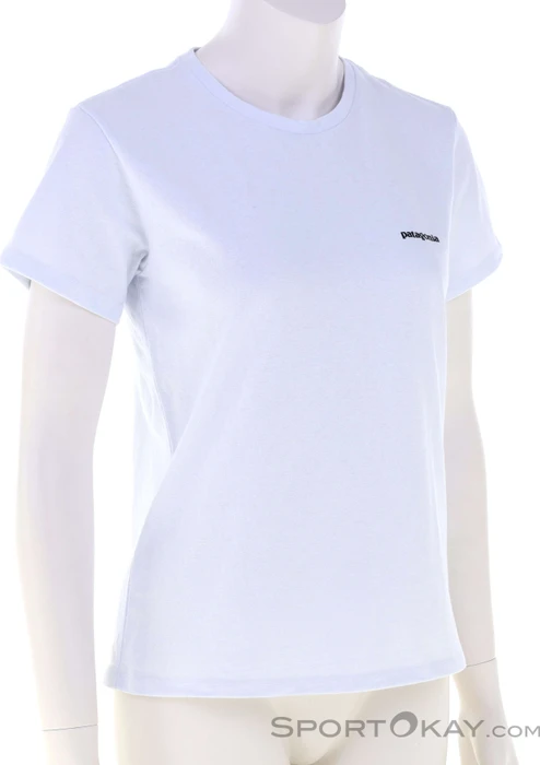 Patagonia P-6 Logo Responsibili-Tee T-Shirt kurzarm weiß (Damen)