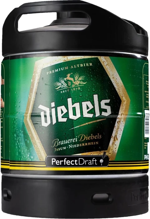PerfectDraft Bierfass Diebels 6l